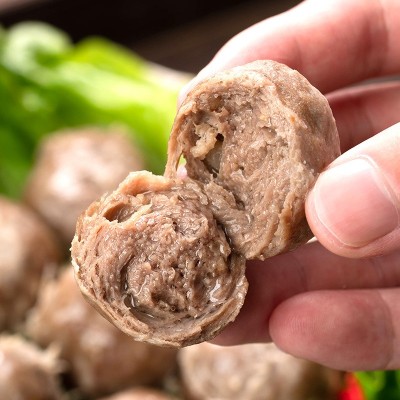 潮汕牛肉丸手打牛筋丸火锅丸子关东煮食材烧烤麻辣烫商用厂家批发图5