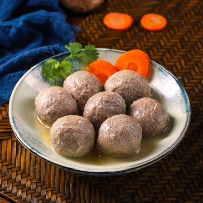 潮汕牛肉丸手打牛筋丸火锅丸子关东煮食材烧烤麻辣烫商用厂家批发图3