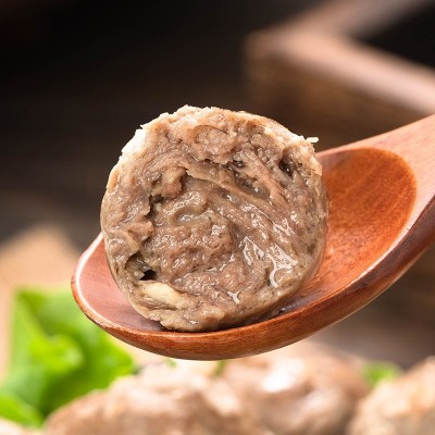 潮汕牛肉丸手打牛筋丸火锅丸子关东煮食材烧烤麻辣烫商用厂家批发