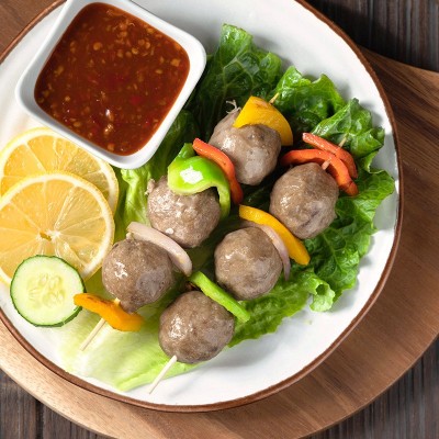 纯牛肉丸鲜牛肉丸子潮汕牛筋丸火锅食材关东煮烧烤麻辣烫商用批发图4