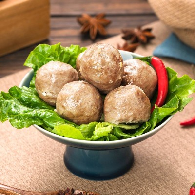 潮汕牛肉丸手打汕头牛筋丸纯牛肉量≥90%火锅丸子关东煮食材批发图2
