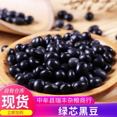 五谷杂粮大黑豆子批发青芯黑豆绿仁青仁黑豆磨粉豆浆原料青芯黑豆