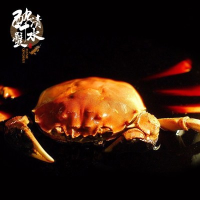【出口企业】清水牌花雕醉蟹螃蟹大闸蟹2两母蟹开袋即食熟食礼盒图2