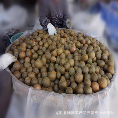 广西罗汉果茶传统低温响果脱水散装破果大破 统货花茶 野生果批发图4