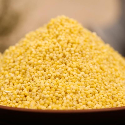 厂家批发农家黄小米5斤 营养月子米 德源鑫压枝穗黄小米2.5kg/袋图3