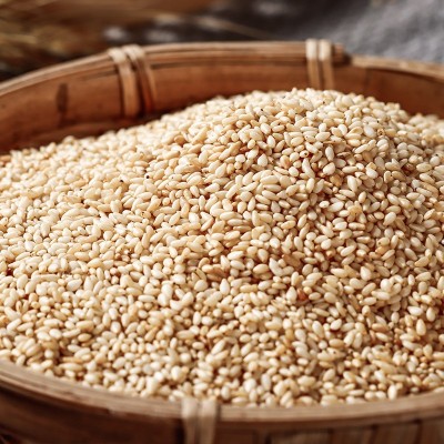 脱皮芝麻白500g炒芝麻即食熟脱皮白芝麻5斤家用五谷杂粮生芝麻厂图4