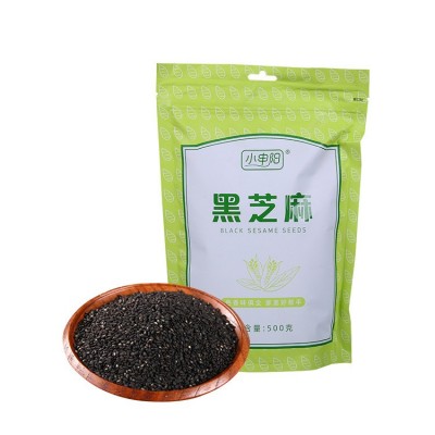 新货炒熟黑芝麻熟免洗即食5斤干吃现磨黑芝麻粉熟粉500g罐装200g图3