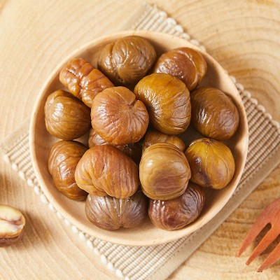 板栗仁即食甘栗100g唐山特产零食香甜熟制无壳去皮油栗子跨境电商图5