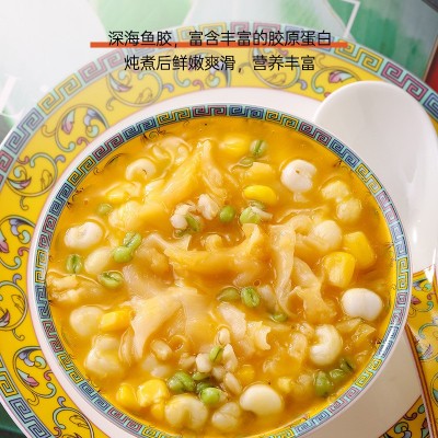 加热即食杂粮花胶210g鱼胶孕期胶原蛋白代餐滋补品礼盒预制菜图3