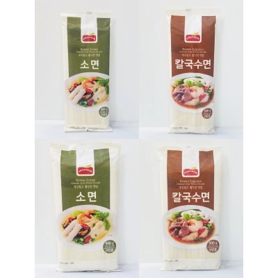 亚洲妈妈刀切面 细面（挂面）900g韩国进口凉面干拌汤面 整箱15包图5