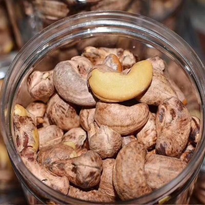 批发带衣腰果 紫衣腰果原味腰果 净重180g罐装坚果 干果炒货批发图4