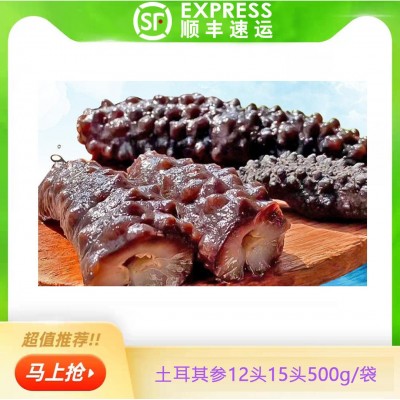 即食辽参，辽参，土耳其参12只/500g 食材批发
