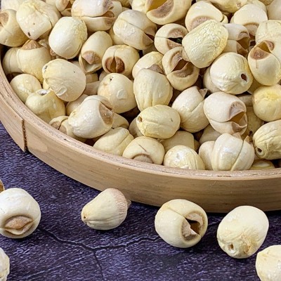 【买一箱送半斤】新鲜现货特 级大颗去芯莲子磨皮白莲子干货批发图3