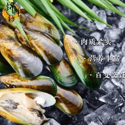 新西兰SANFORD青口贝冷冻半壳青口贝M号L号1kg*10盒/箱图3