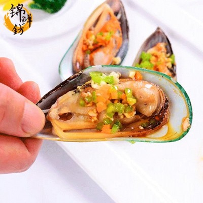 新西兰SANFORD青口贝冷冻半壳青口贝M号L号1kg*10盒/箱图2