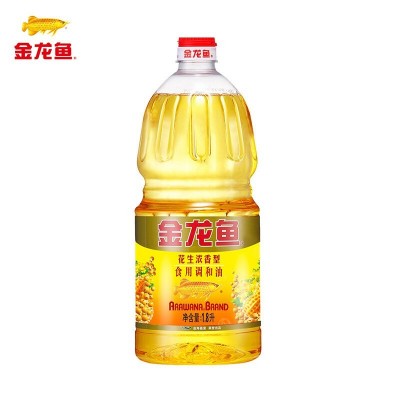 金龙鱼花生浓香型食用植物调和油1.8L家用宿舍炒菜烹饪便携食用油图3