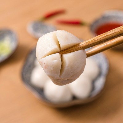 潮汕达濠鱼丸烧烤鱼蛋汕头那哥鱼丸火锅食材丸批发麻辣烫串串500g图5