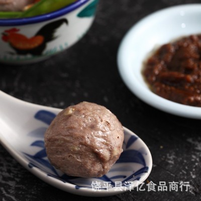 潮汕牛肉丸汕头牛筋丸火锅丸子麻辣烫食材批发牛筋丸真空冷冻500g图3