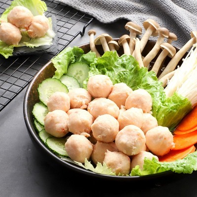 潮汕虾丸虾滑火锅食材汕头特产丸子关东煮烧烤露营食材批发一斤装图2