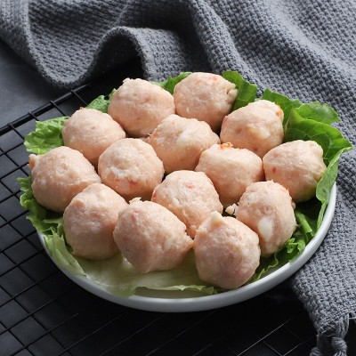潮汕虾丸虾滑火锅食材汕头特产丸子关东煮烧烤露营食材批发一斤装图3
