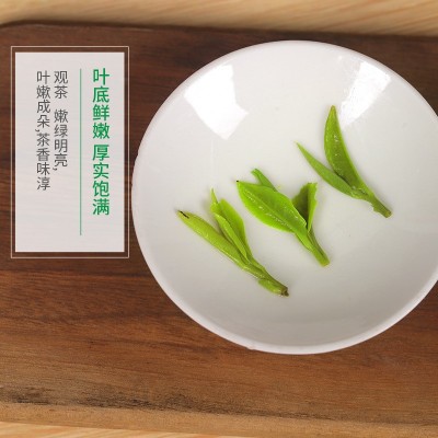 2023安徽岳西翠兰绿茶源产地明前绿茶新茶礼盒装国宾礼茶现货代发图3