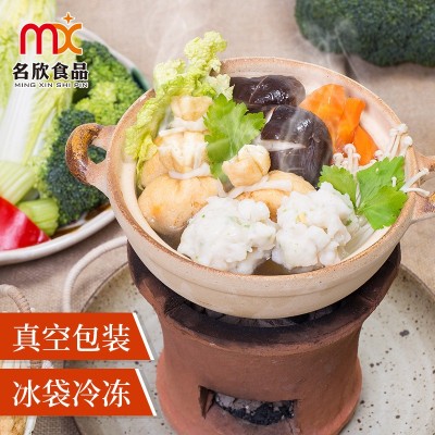 【潮欣】鱼籽虾仁福袋500g 手工飞鱼籽丸子关东煮 豆捞火锅食材图3