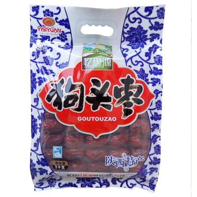 陕西狗头枣袋装大枣陕北延安狗头枣泡茶1kg 延川大枣图2