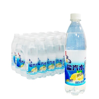 10箱上海风味盐汽水整箱600ml 24瓶柠檬味夏季碳酸饮料整箱批特价图5
