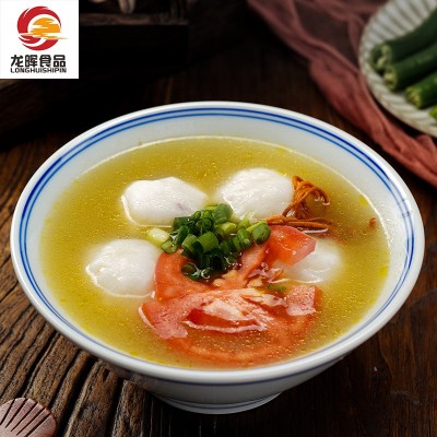 龙晖食品潮汕墨鱼丸海鲜丸子火锅烧烤麻辣烫食材批发500g/袋图3