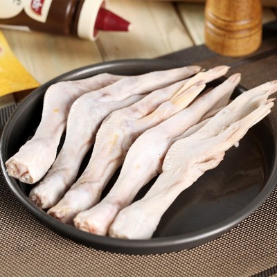 新鲜冷冻生鲜鹅掌鹅副产品鹅爪散养鹅餐厅饭店速冻食品现货可批发