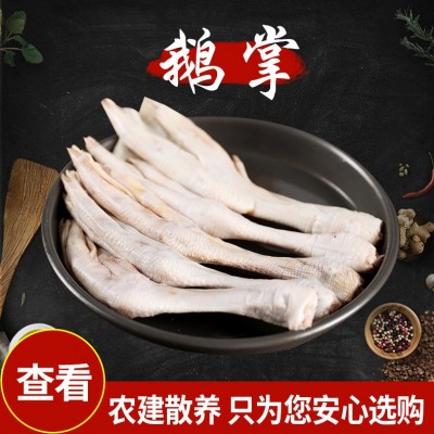 鹅掌冷冻生鲜现货批发鹅肉大鹅鹅掌鹅爪餐饮料理食材供应真空包装图3