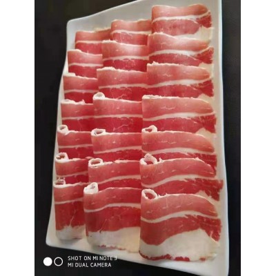 国产美式肥牛无调理排酸涮烤肥牛卷食材