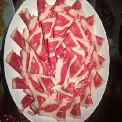 国产美式肥牛无调理排酸涮烤肥牛卷食材图2