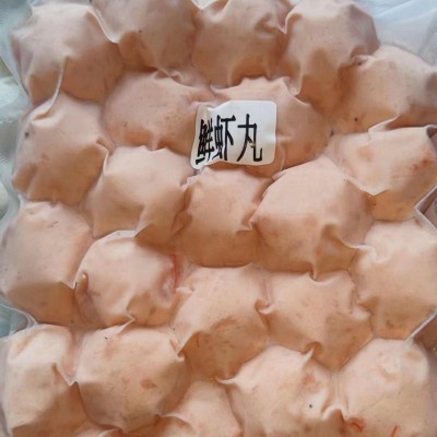 鲜海虾丸虾滑丸串串香火锅丸子麻辣烫关东煮烧烤速冻食品厂家批发图4