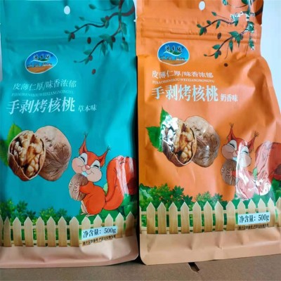 【代发】新疆熟核桃 手剥奶香味五香味草本味500g 新疆熟核桃图4