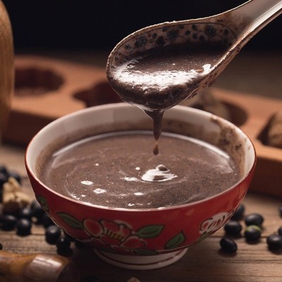 无蔗糖黑谷羹 核桃桑葚粉黑芝麻糊代餐粉 营养早餐冲饮食品黑谷羹图4