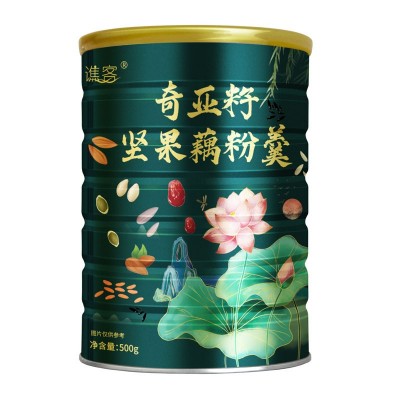 奇亚籽坚果藕粉羹500g大量批发连藕粉代餐粉熟藕粉正宗莲子粥图5