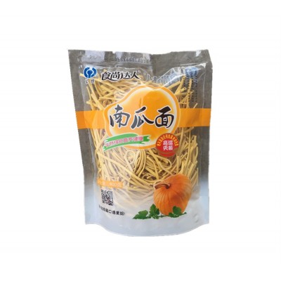 华统南瓜面鲜面条手工面条半干面素食拉面非挂面400克包邮