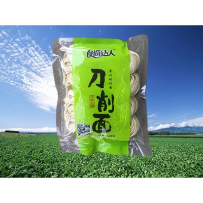 华统刀削面鲜面条手工面条半干面刀削面素食拉面非挂面400克包邮图4