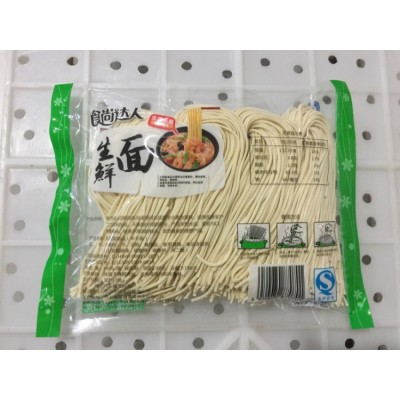 华统生鲜面鲜面条手工面条半干面刀削面素食拉面非挂面400克图5