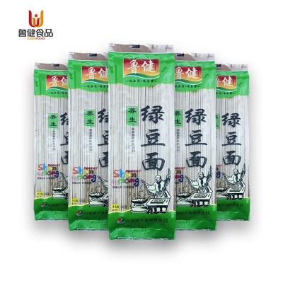 【可供礼品】110g 绿豆龙须细面条杂粮挂面厂家鲁健