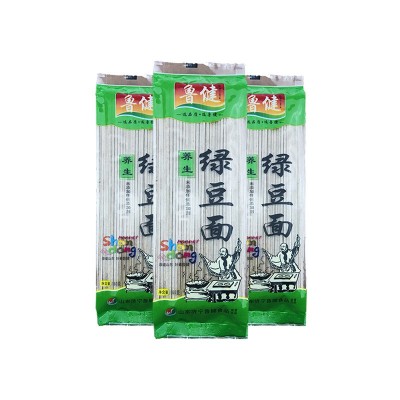 【可供礼品】110g 绿豆龙须细面条杂粮挂面厂家鲁健图5