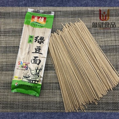 【可供礼品】110g 绿豆龙须细面条杂粮挂面厂家鲁健图3