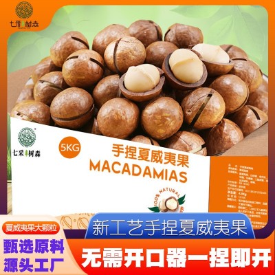 新货手剥手捏夏威夷果奶油味健康坚果网红零食干果工厂批发5kg/箱