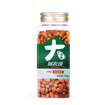 大颗粒东北松子罐装550g干果手剥红松籽孕妇儿童坚果零食团购批发图4