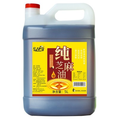 裴氏厨房 芝麻油 压榨5升纯香油 麻油 调味火锅油碟1桶代发可开票图4