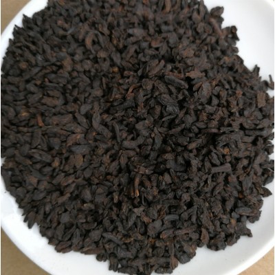 云南勐海熟普洱茶糯香茶化石碎银子黑金小颗粒老茶头500克/份2斤图5