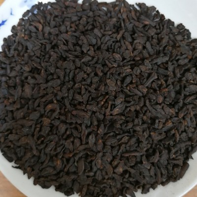 云南勐海熟普洱茶糯香茶化石碎银子黑金小颗粒老茶头500克/份2斤图3