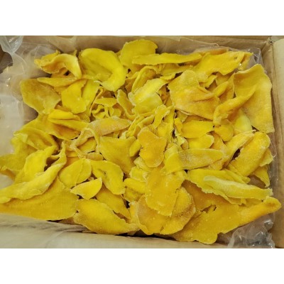 芒果干批发边条碎片1斤装食品果脯蜜饯地摊零食边角料芒果片图2