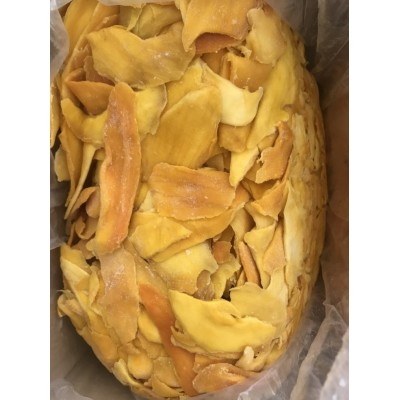 芒果干批发边条碎片1斤装食品果脯蜜饯地摊零食边角料芒果片图4